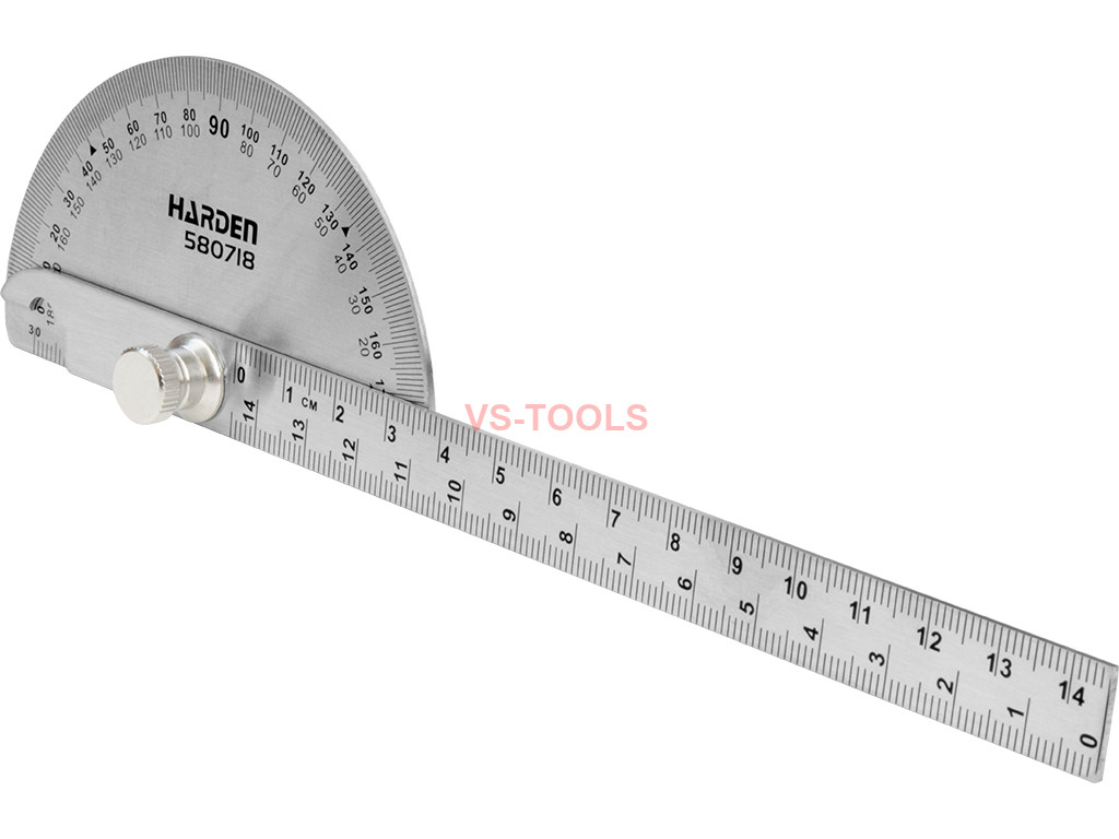 Stainless Steel Bevel Protraction 180 Degree Angle Protractor
